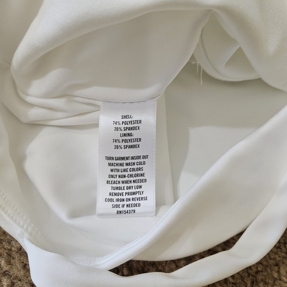 Aéropostale White Athleisure Mini Dress With Built In Shorts | Size S - Picture 5 of 5